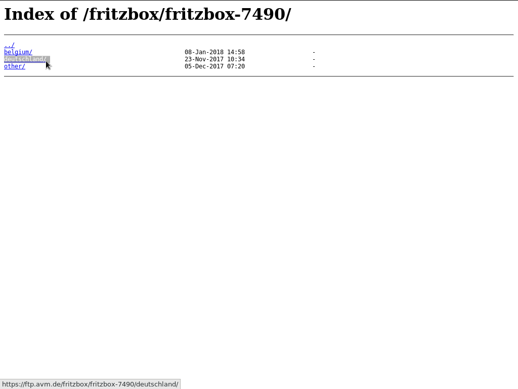 FTP-Server AVM - fritzbox-7490 - deutschland