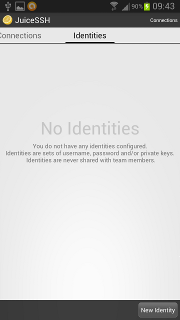 App - JuiceSSH - Identities