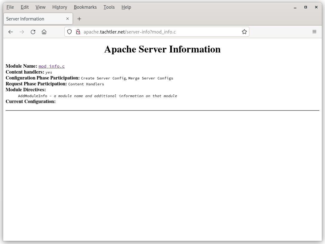 
ArchLinux - Apache HTTP Server - Mozilla Firefox - /server-info?mod_info.c