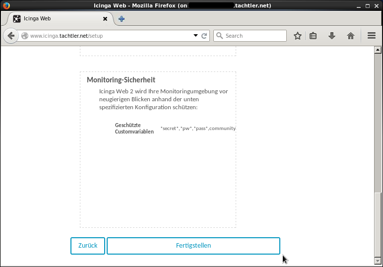Icinga Web 2 - Setup - Monitoring-Modul - Overview - Seite 2