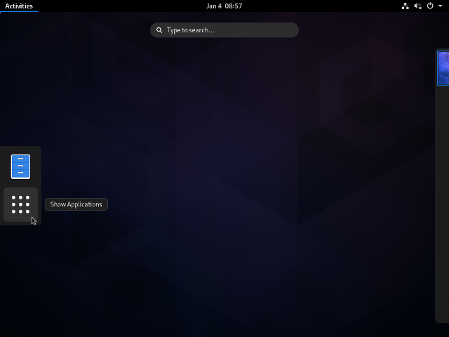 archlinux_activities_show-applications.png|ArchLinux - Activities - Show Applications
