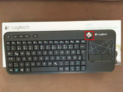 VU+ (VU Plus) Duo² - Logitech k400 Wireless Touch Keyboard - USB-Wireless-Empfänger